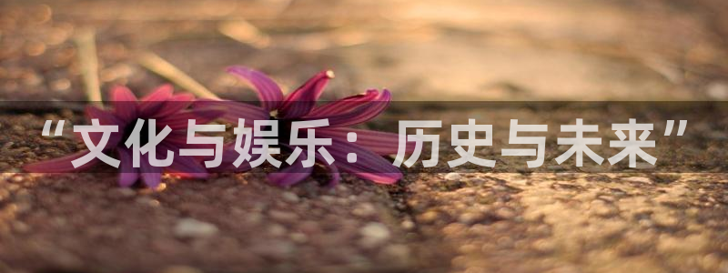卧龙娱乐app：“文化与娱乐：历史与未来”